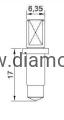 Diamentowy wgłębnik Vickersa VDI002