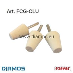 FCG-CLU (Ø10 ÷ Ø20)- Filc polerski na trzpieniu