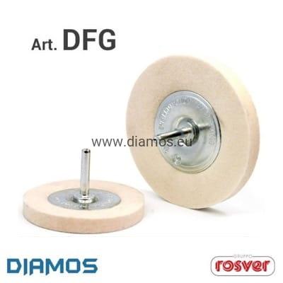 duże filce polerskie na trzpieniu