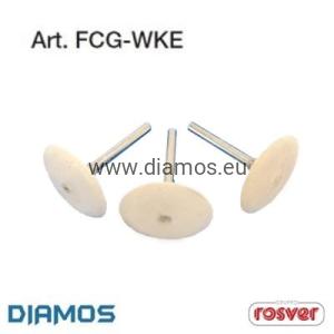 FCG-WKE - (Ø20 ÷ Ø60) Filc polerski na trzpieniu   