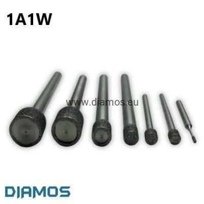 1A1W ściernica diamentowa trzpieniowa