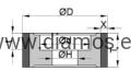6A1 diamond CBN grinding wheel