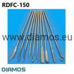 Pilniki ryflowe diamentowe RDFC-150 DIA126 profesjonalne - zestaw 10 sztuk  