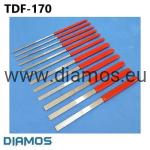 Pilniki diamentowe TDF-170S DIA76 profesjonalne - zestaw 12 sztuk   