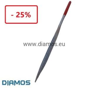 Pilnik diamentowy PDS trójkątny równoboczny zbieżny 6x6x6 mm (Diament D126) długość całkowita 180mm 