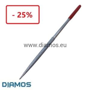 Pilnik diamentowy PDS okrągły zbieżny Ø 5 mm  (Diament D126) długość całkowita 180mm 