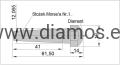 Obciągacz Diamentowy M1020  1,50 kr ct EXTREME DIAMOND DRESSER